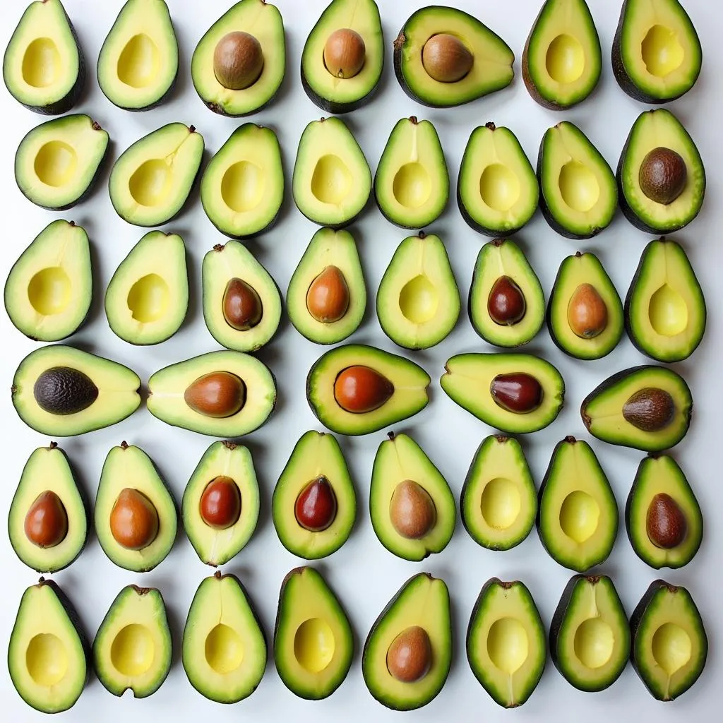 Avocado Color Spectrum