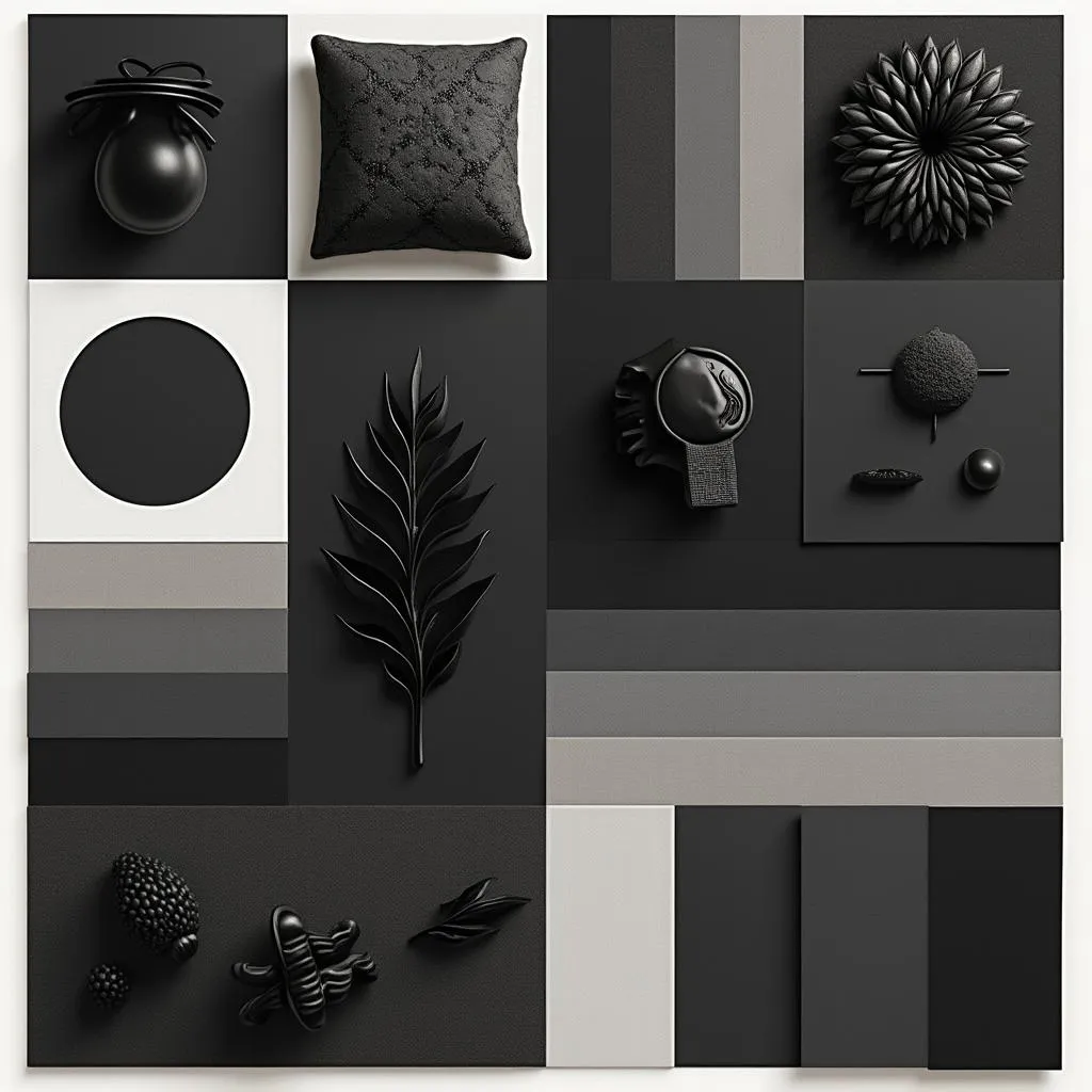 Black and grey color combinations that appeal to Capricorns.