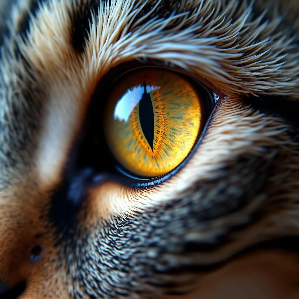 Cat Eyes Close Up