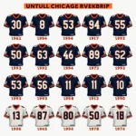 Chicago Bears Uniforms Through History