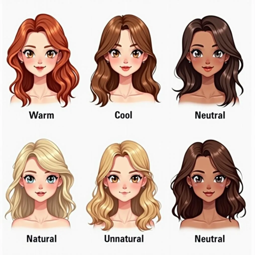 Hair Color Chart