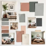 Color palette mood board