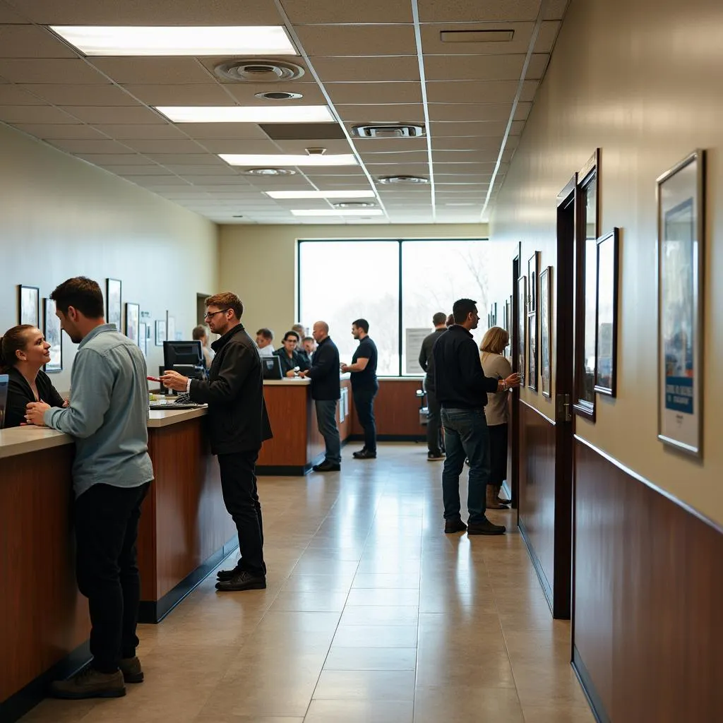 Interior of a Colorado County Clerk's Office