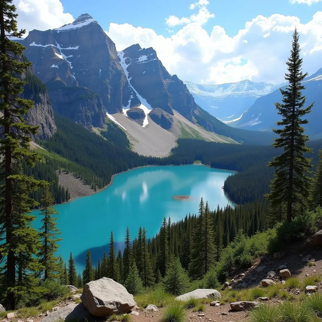 Scenic view of a Colorado national park