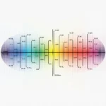 Electromagnetic Spectrum with Visible Light Highlighted