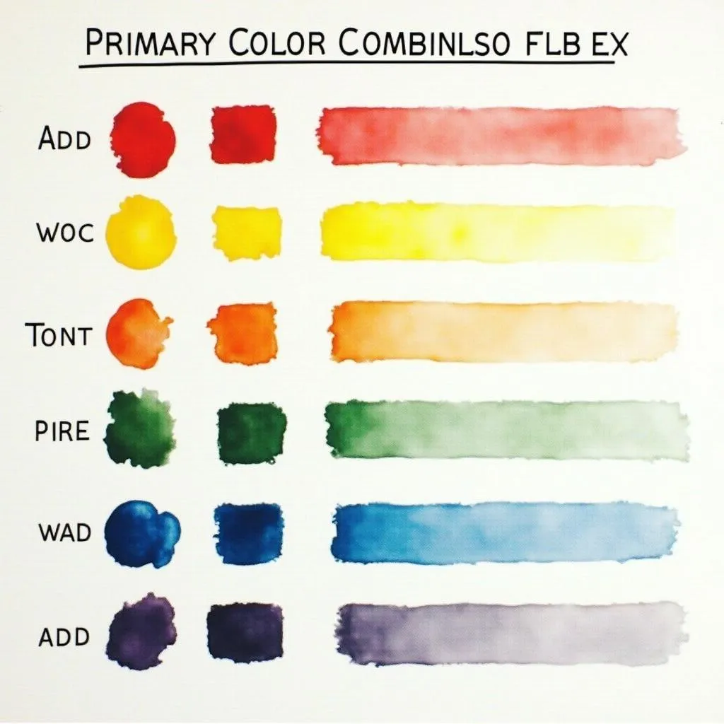 Food Coloring Mixing Guide