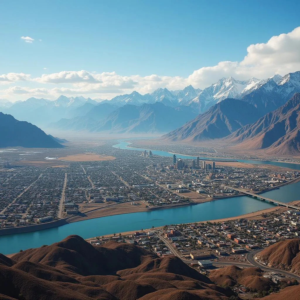 Aerial view of Grand Junction, Colorado