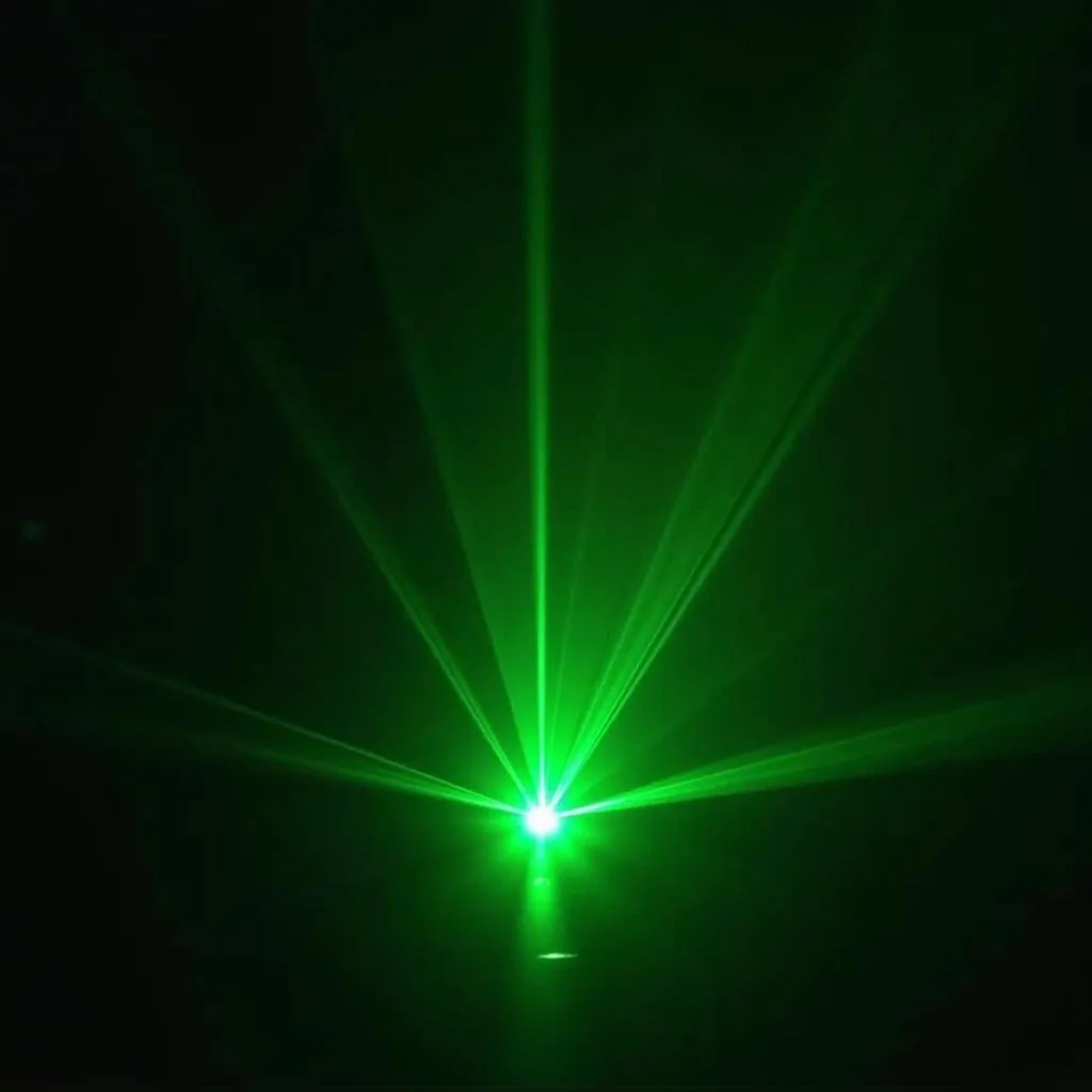 Green Laser Beam Visibility