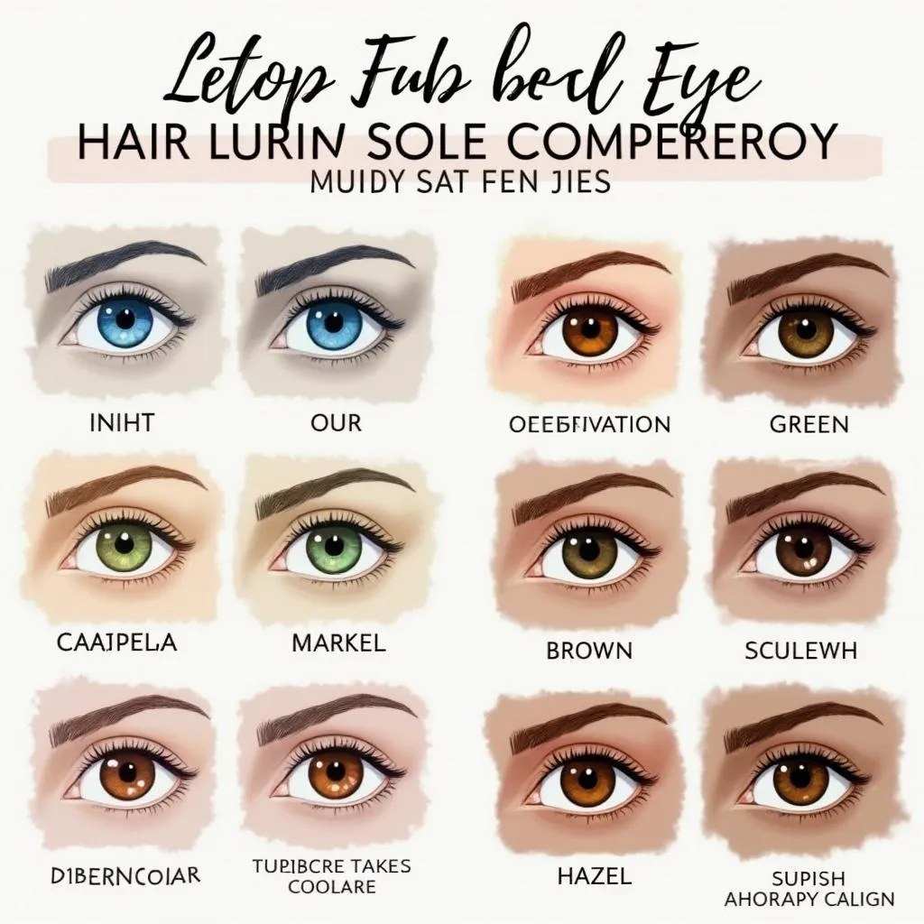 Hair Colors for Different Eye Colors