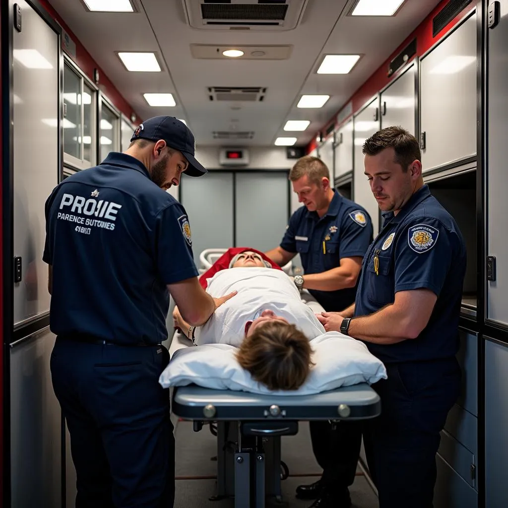 Paramedics in Colorado Responding to an Emergency