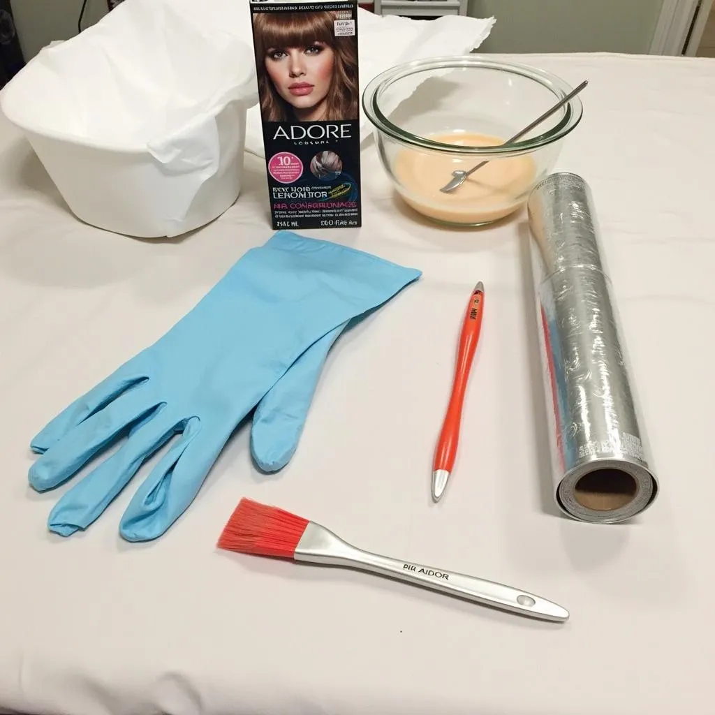 Preparing your workstation for hair coloring