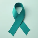 Teal ribbon for suicide prevention awareness