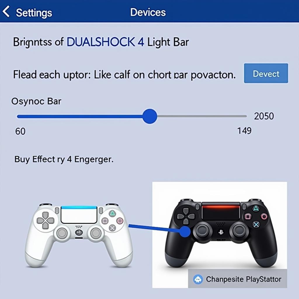 Adjusting PS4 Controller Light Bar Settings