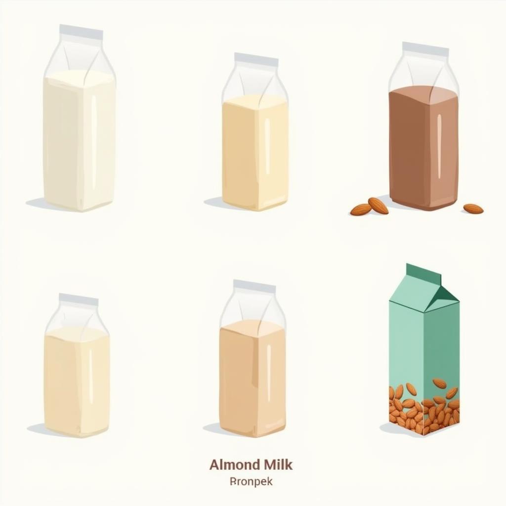 Almond Milk Color Variations