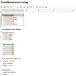 Applying Alternating Row Colors with Conditional Formatting in Google Sheets