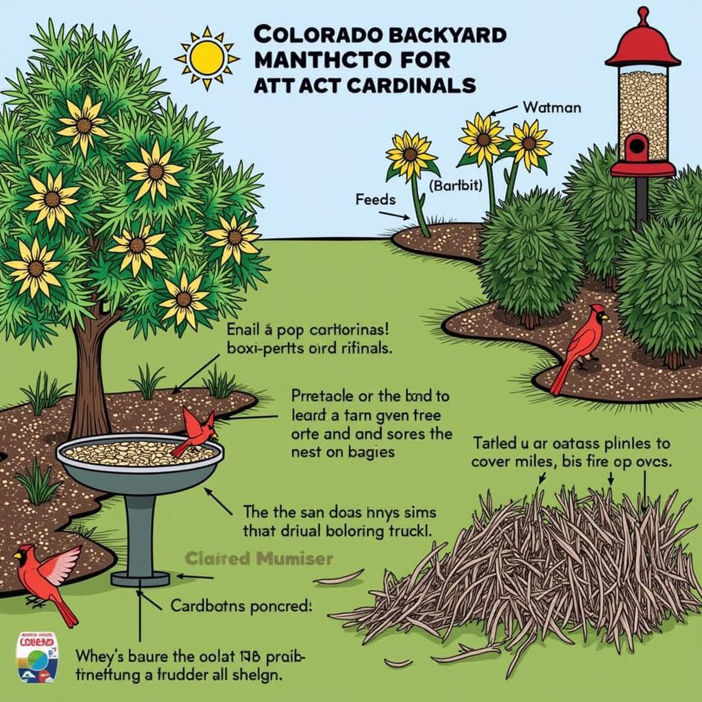 Attracting Cardinals to a Colorado Backyard