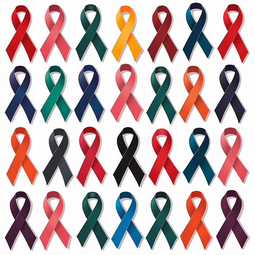 Multiple Awareness Ribbons