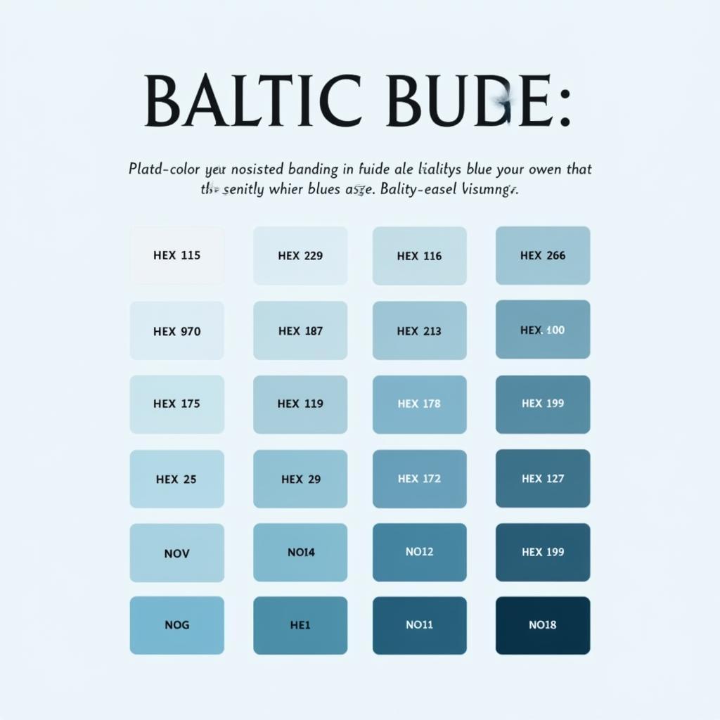 Baltic Color Palette Variations