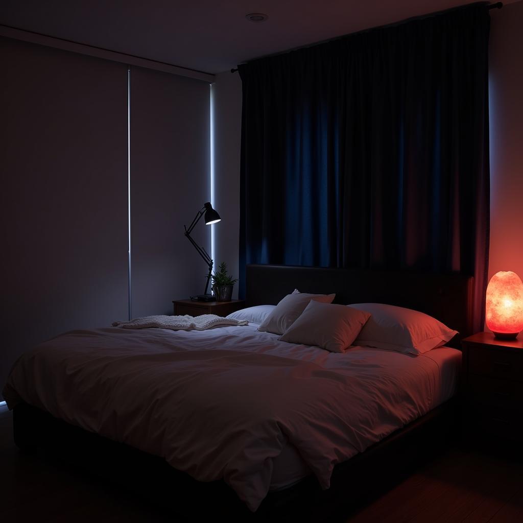 Bedroom optimized for sleep