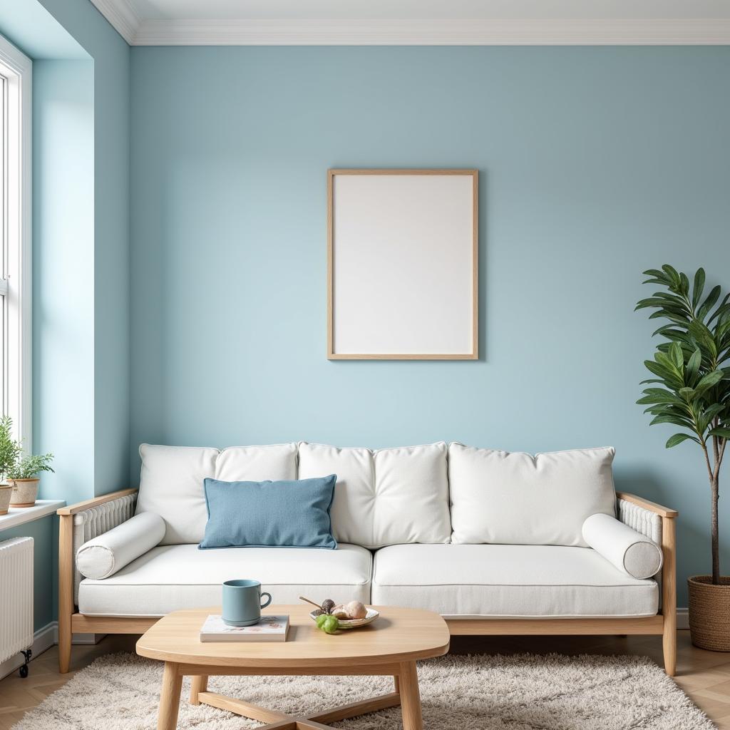 Blue Neutral Living Room