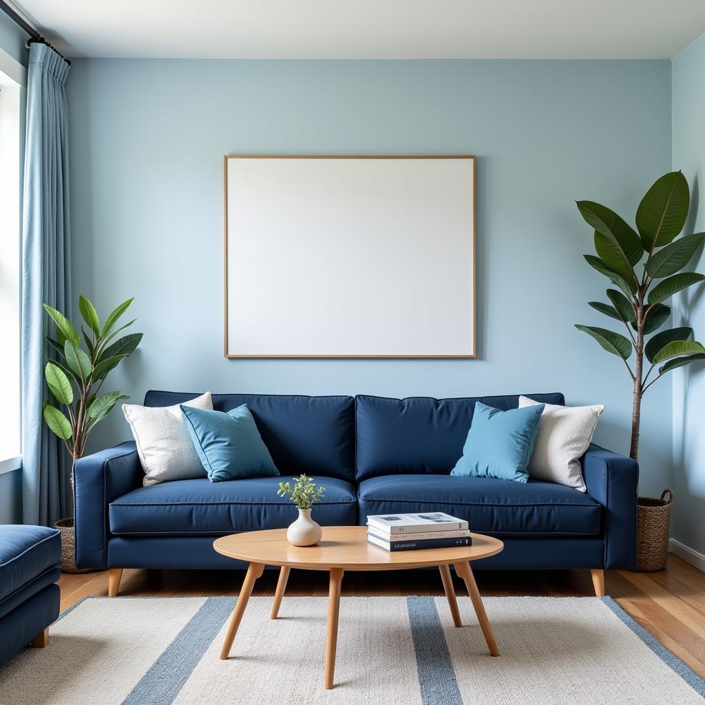 Blue Living Room