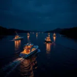 Boat Navigation at Night