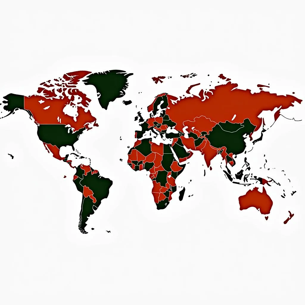 British and American English Maps