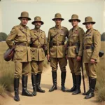 British Soldiers in Khaki Uniforms