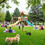 Families enjoying a day at the park in Broomfield