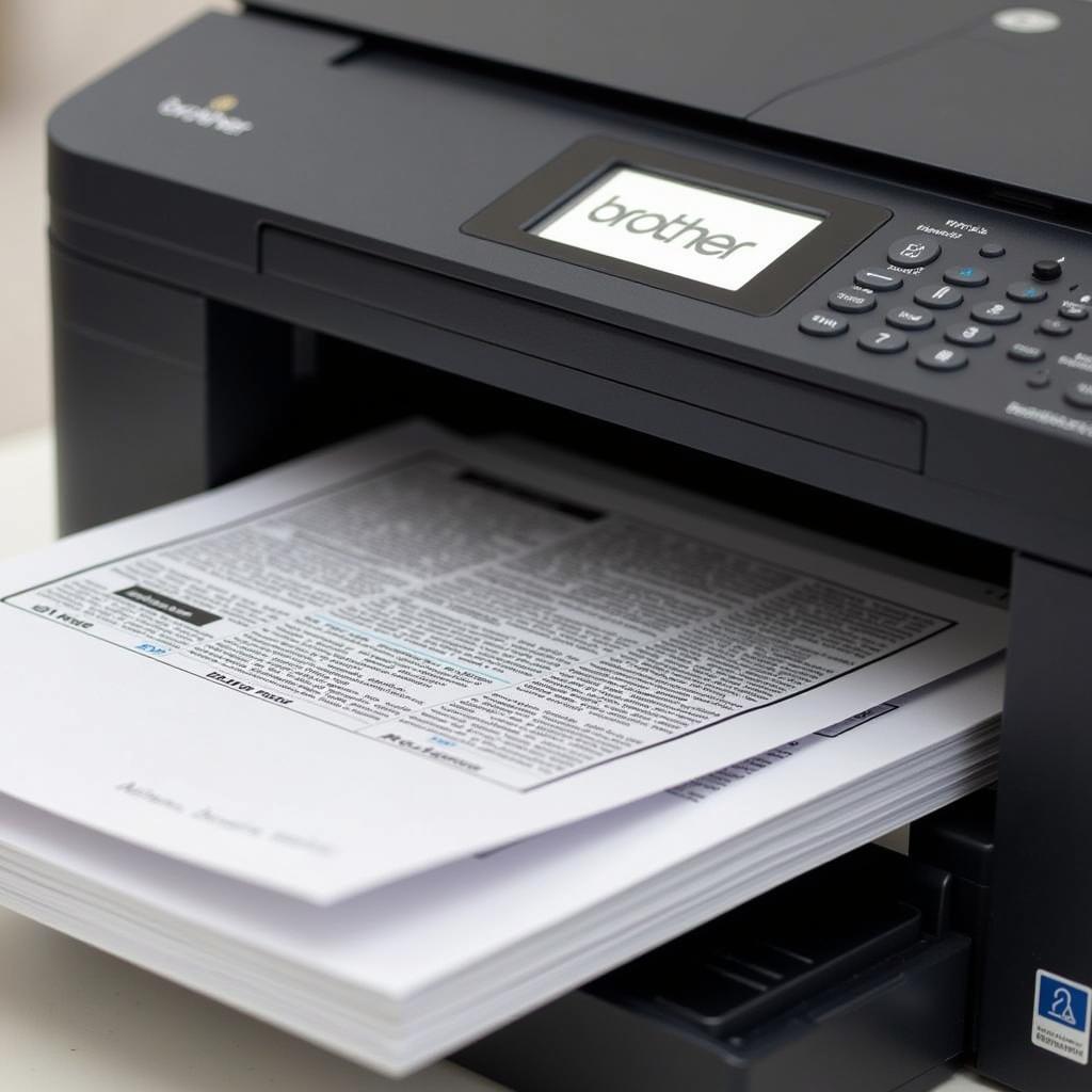 Brother MFC-L2690DW printing documents