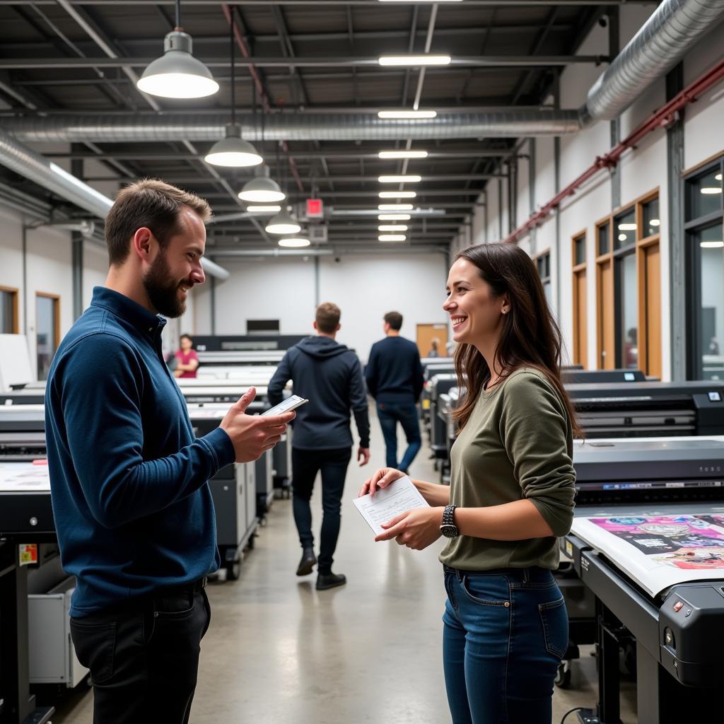 Print Shop Interior