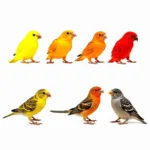 Canary Color Variations: Yellow, Orange, Red, and Variegated