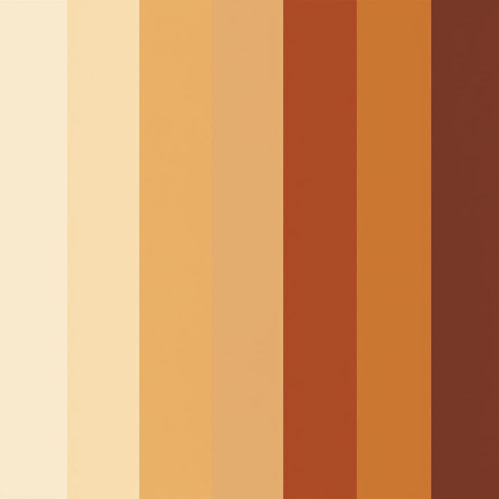 Caramel Color Palette