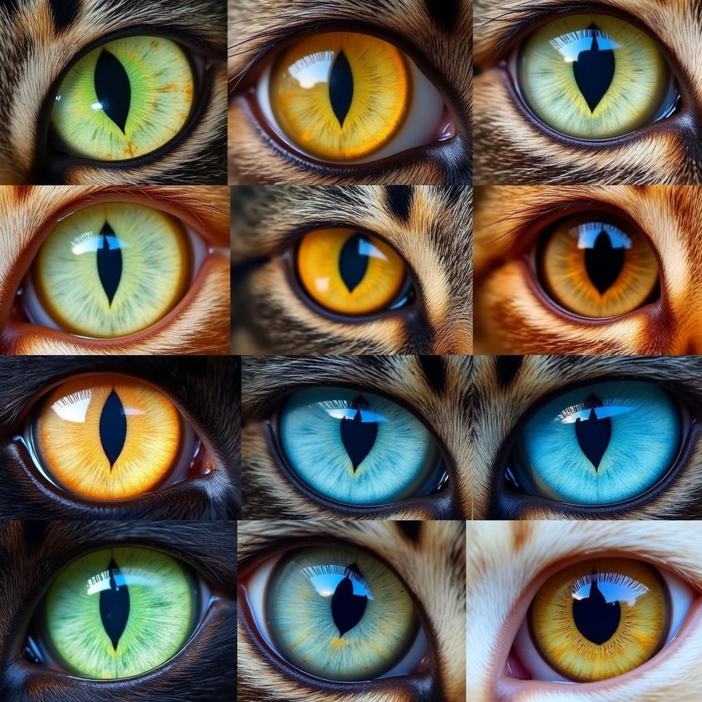 Variety of Cat Eye Colors