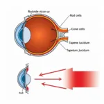 Cat Eye Structure and Red Color Perception