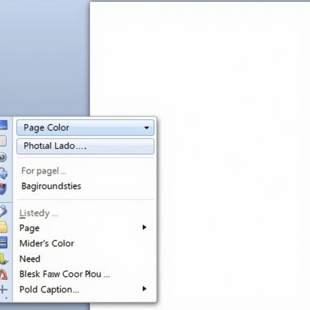 changing background color in word