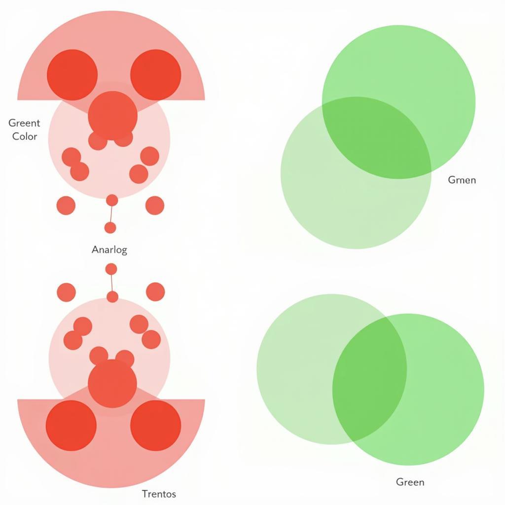 Color Harmonies with Red and Green