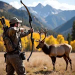 Colorado Archery Hunter in the Mountains