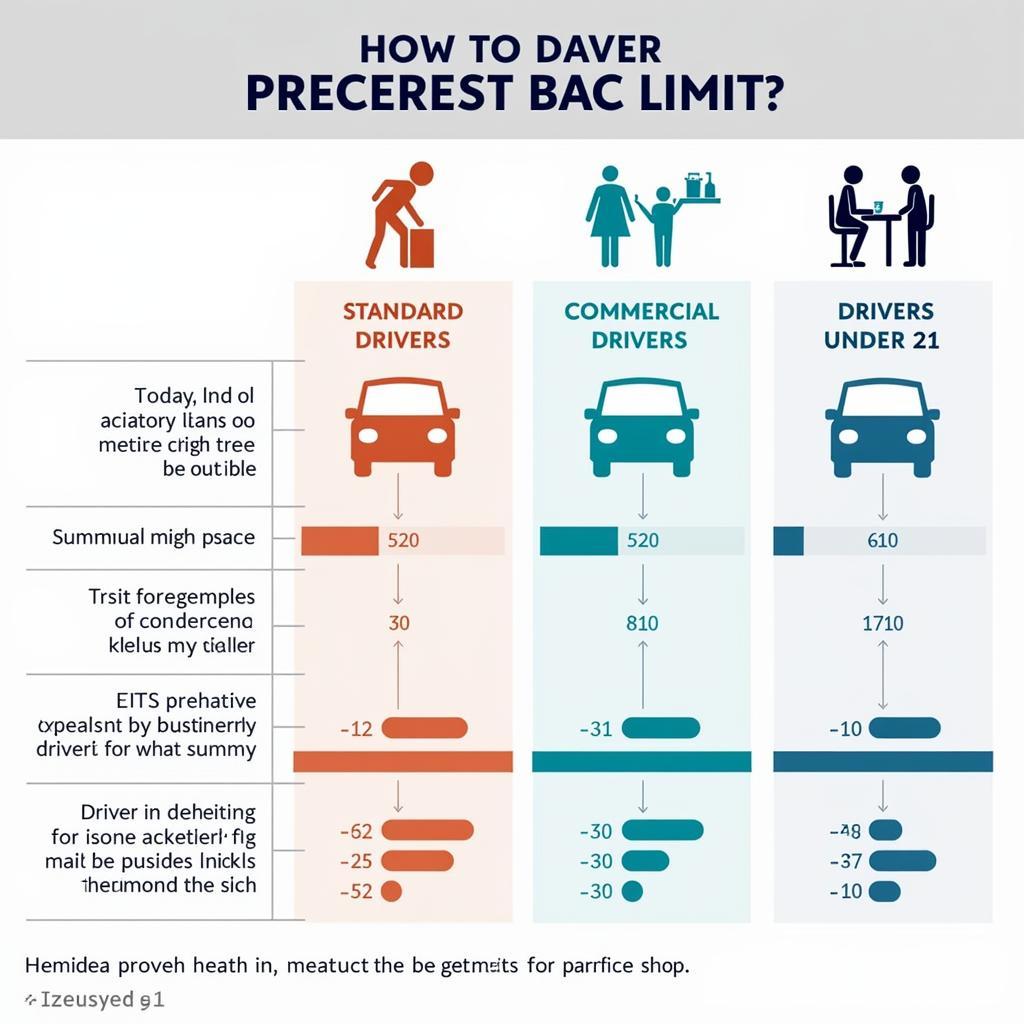 Colorado BAC Limits Chart for Different Drivers