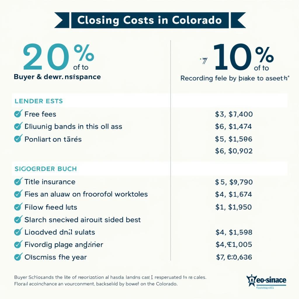 Colorado Closing Costs Breakdown