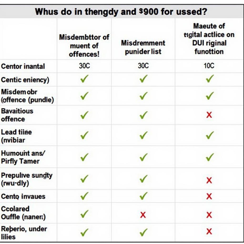 colorado dui penalties chart