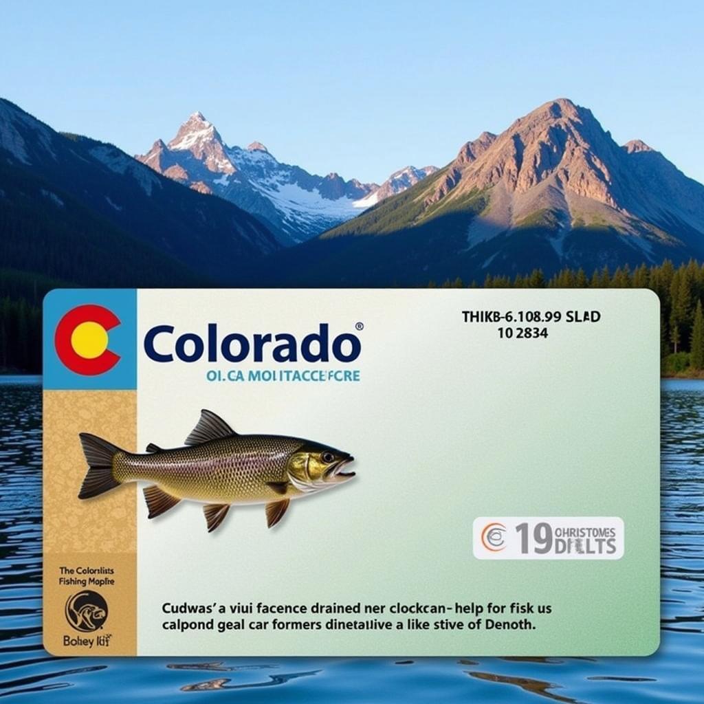 Colorado Fishing License