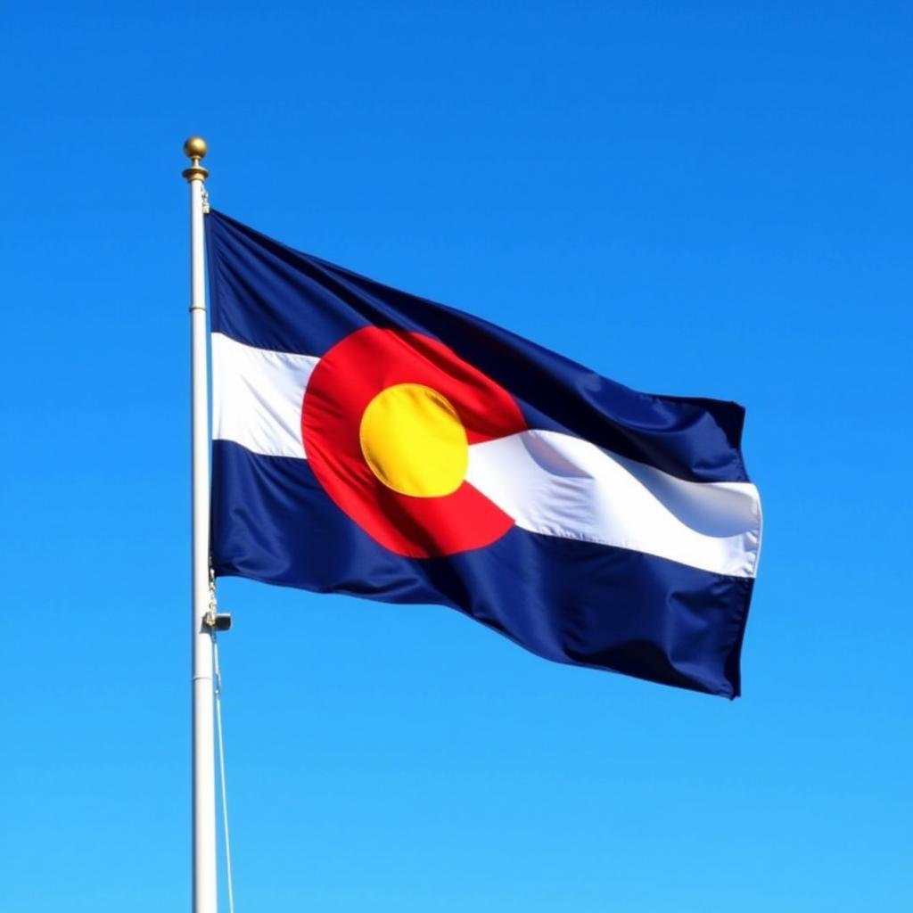 Colorado Flag at Half-Staff