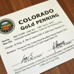 Colorado Gold Panning Permit