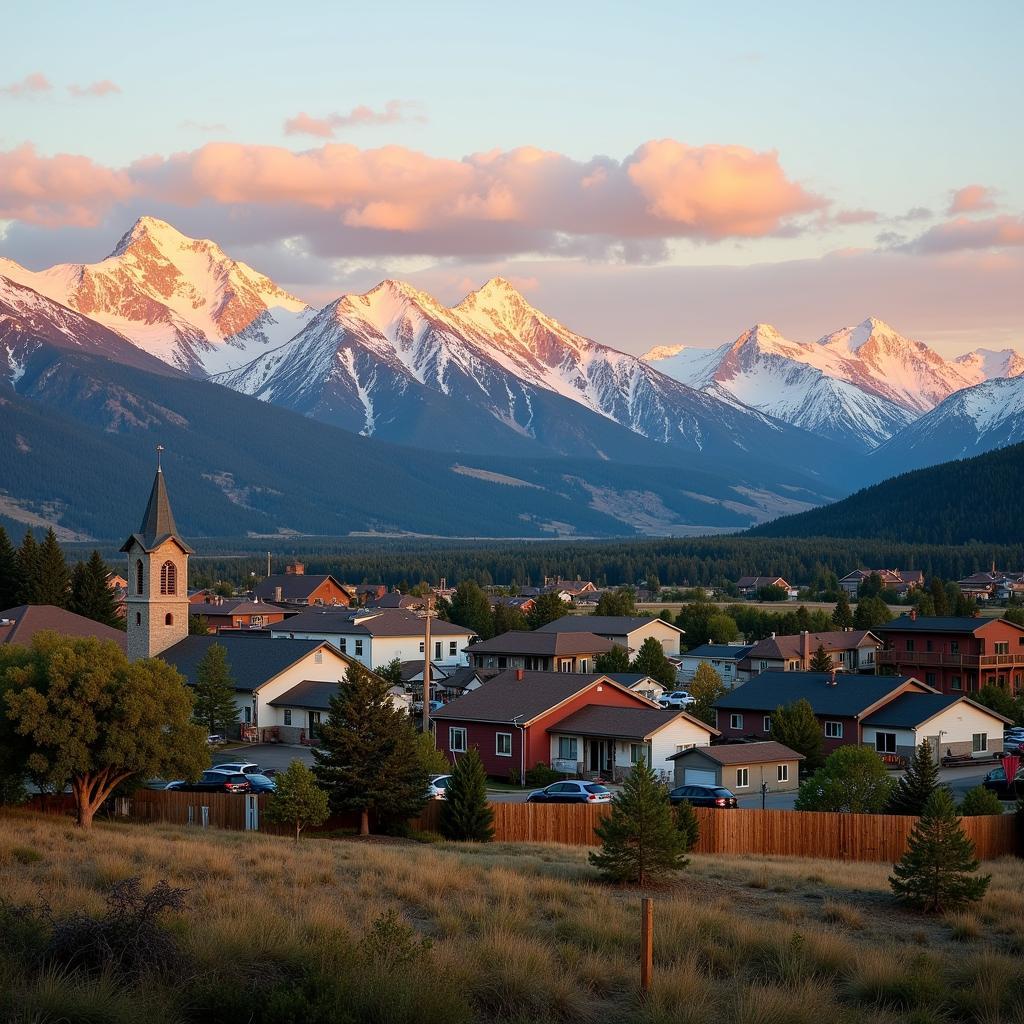 Scenic Colorado Mountain Town