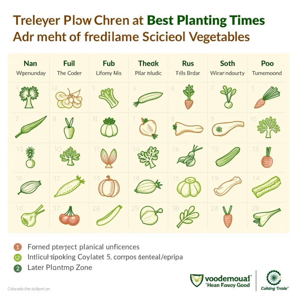 Colorado Planting Calendar