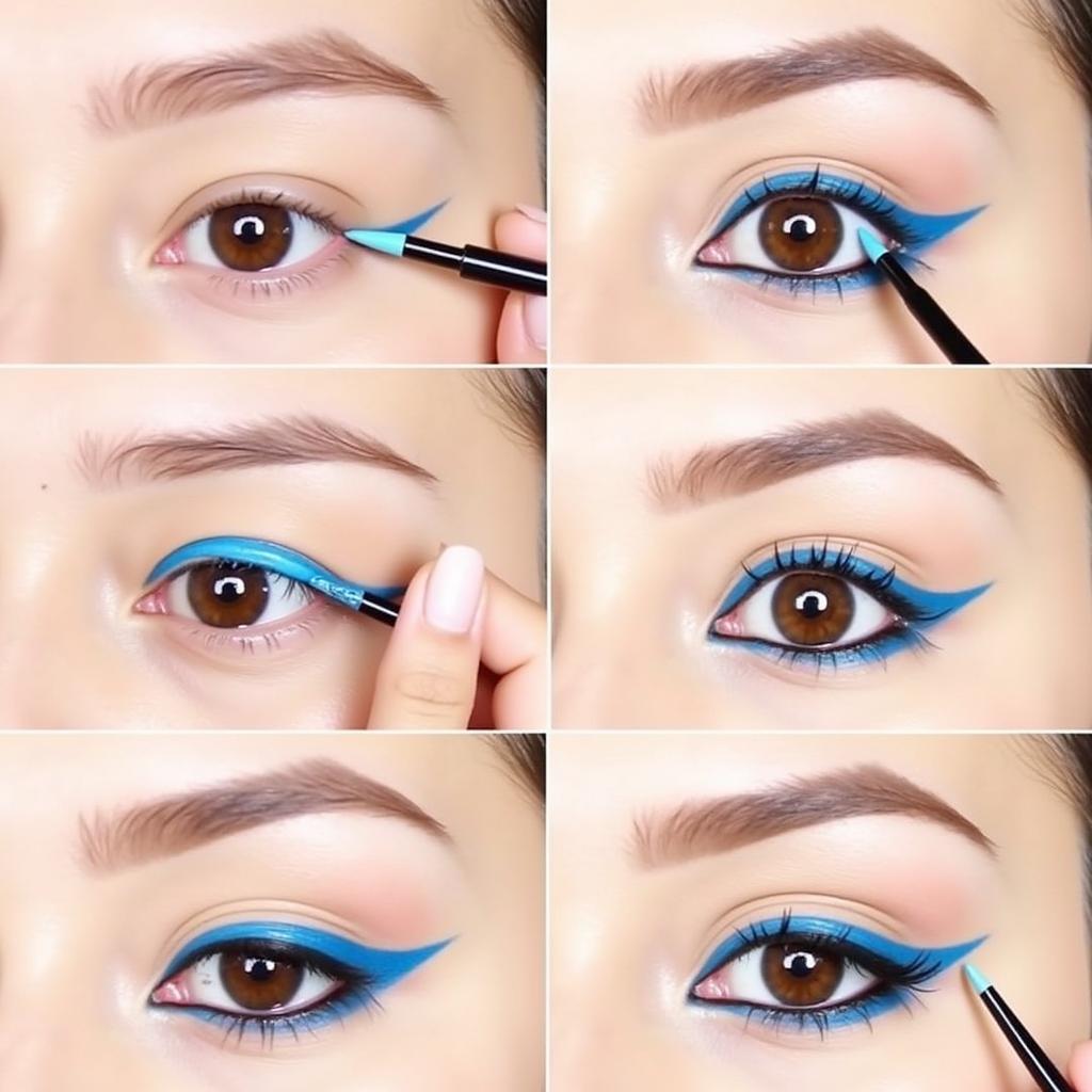 Step-by-Step Colored Eyeliner Tutorial