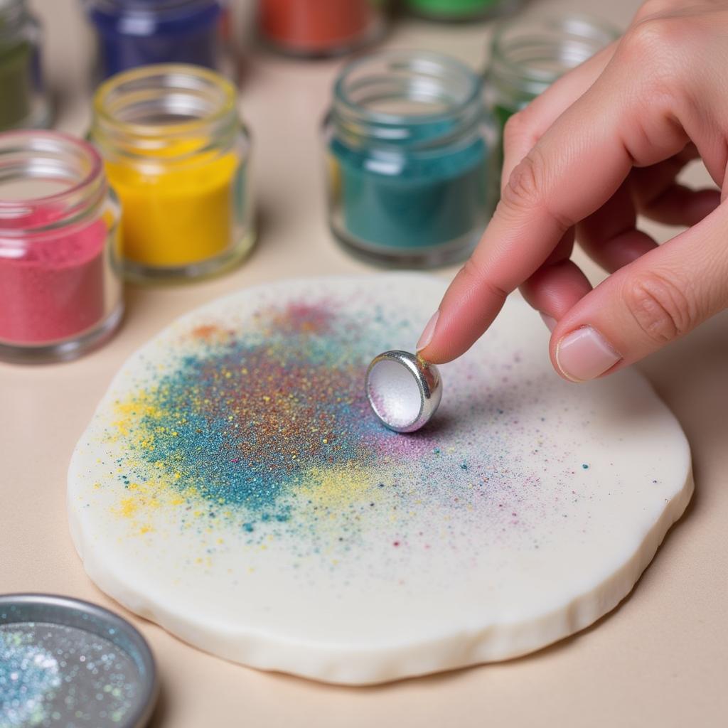 Coloring Polymer Clay with Mica Powder