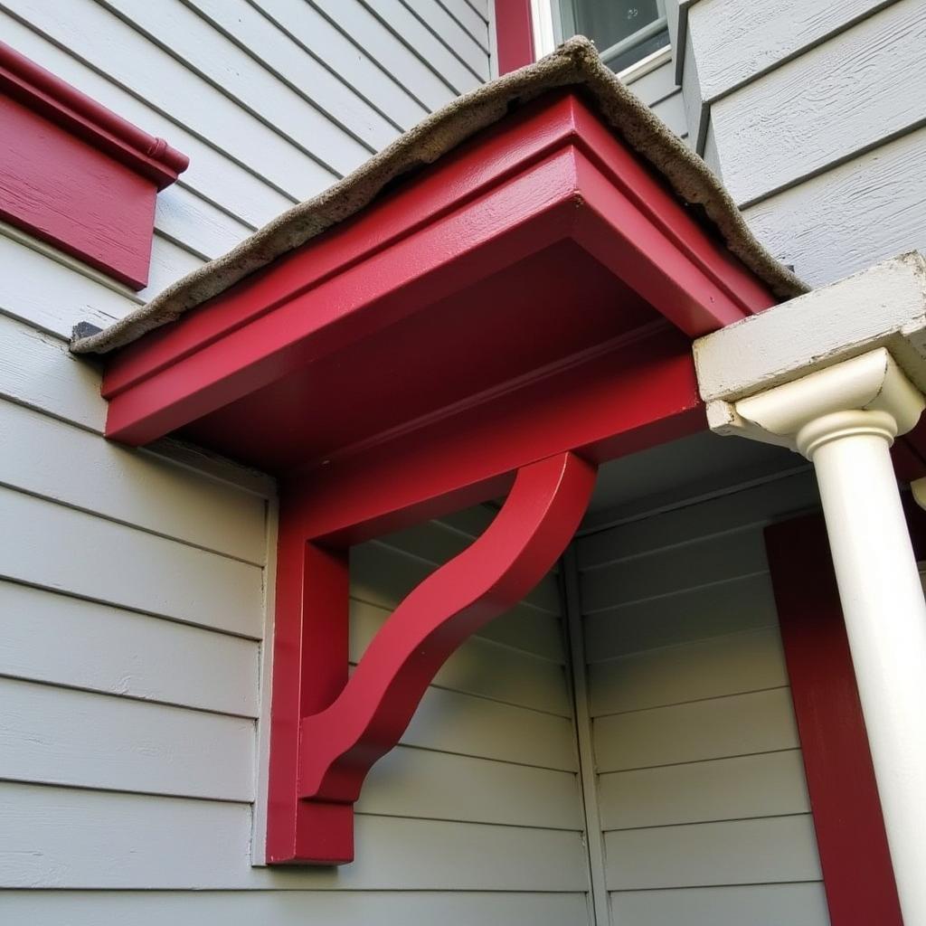 Victorian Home with Contrasting Corbels