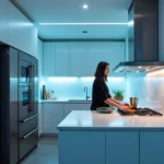 Cool Kitchen Lighting in a Modern Kitchen Design